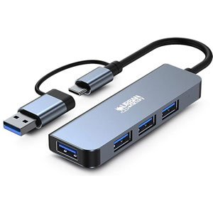 photo MINEE - Hub USB-A/C  avec 4 ports USB-A 3.0