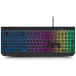 photo KABEE PRO: WIRED USB-A KEYBOARD WITH 6 M - noir