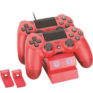 photo Twin Docking Station PS4 - Rouge