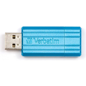 photo PinStripe USB Drive 16Go - bleu des Caraïbes