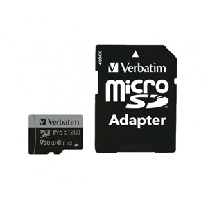 photo Micro SDHC Pro U3 - 512Go