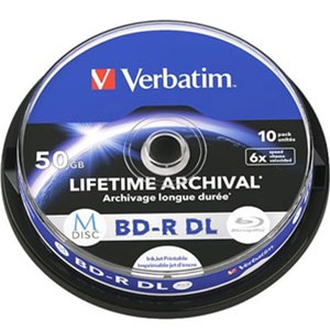 photo Spindle MDISC BD-R DL 50Go 6x (Pack de 10)