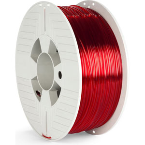 photo PET-G filament 1.75 mm - Rouge Transparent