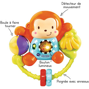 Hochets musicaux (1 modèle aléatoire)