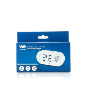 photo Réveil de voyage sur piles (non incluses)