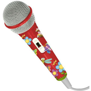 photo Microphone WeKids jack 3.5mm - Rouge insecte