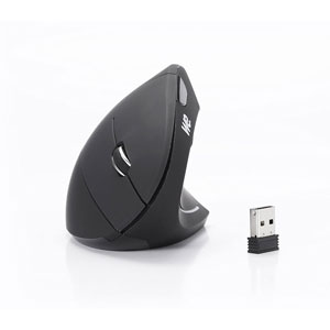 photo Souris verticale sans fil 5 boutons 1600DPI - Noir