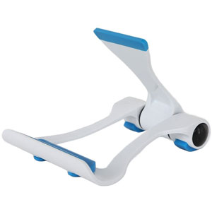 photo Support tablette antidérapant et inclinable - Bleu