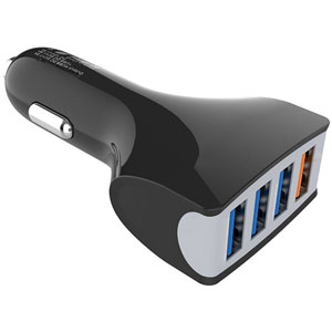 photo Chargeur allume-cigare 4 ports USB - 35W