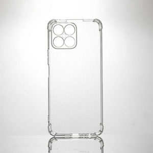 photo Coque transparente + verre trempé HONOR X6
