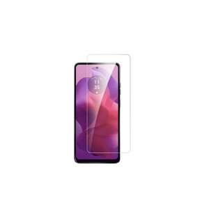 photo Coque transparente + verre trempé MOTO G04S