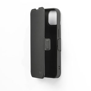photo Etui folio aimenté pour iPhone 15 Pro - Noir