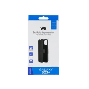 photo Etui folio aimenté pour GALAXY S23+ - Noir