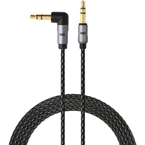 photo Câble Jack/Jack Nylon tressé coudé - 1.5m