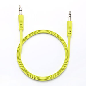 photo Câble Jack/Jack 3.5mm M/M plat 1.50m - Vert