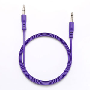 photo Câble Jack/Jack 3.5mm M/M plat 1.50m - Violet