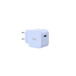 photo Chargeur secteur + Câble USB-C/Lightning - Bleu