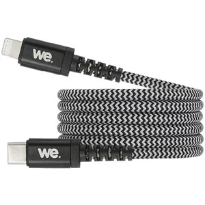 photo Câble USB-C/Lightning nylon tressé - 1m