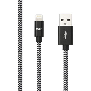 photo Câble USB-C/Lightning nylon tressé - 2m