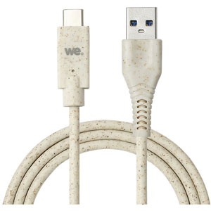 photo Câble USB-C/Lightning mâle/mâle plat - 2m / Blanc