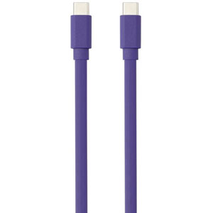 photo Câble USB-C/USB-C silicone 60W - 1.50m / Vert kaki