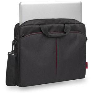 photo Sacoche pour PC portable 17.3p - Noir, rouge