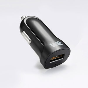 photo Chargeur allume-cigare 1 USB 2.4A noir -