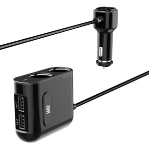 photo CHARGEUR DE VOITURE WE - 90W - noir