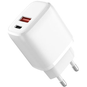 photo Chargeur secteur blanc - 20 watts