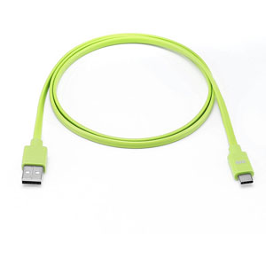 photo Câble USB-C mâle/USB A - vert