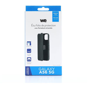 photo WE - Etui Aimante - Galaxy A56 5G - noir