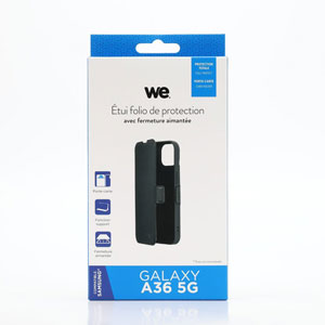 photo WE - Etui Classique - Galaxy A36 5G - noir