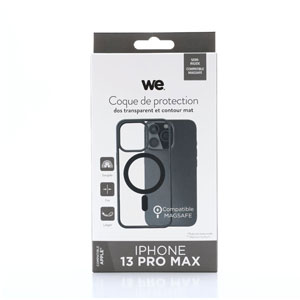 photo WE- Coque - iPhone 13 Pro Max - transparent
