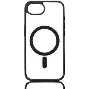 photo WE - coque MagSafe - iphone 16E - Noir/transparent