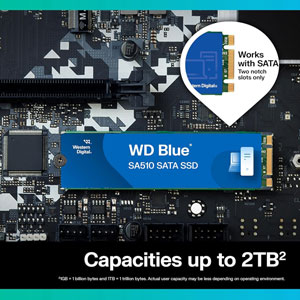 WD Blue SA510 M.2 SATA 6Gb/s - 1To