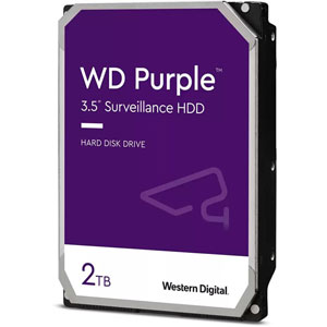 photo WD Purple 3.5p SATA 6Gb/s - 2To / 256Mo