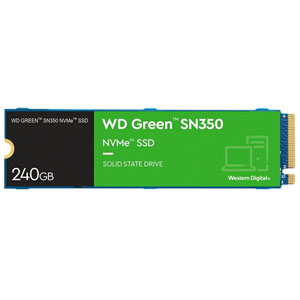 photo WD Green SN350 M.2 2280 NVMe - 240Go