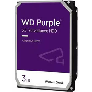 photo WD Purple 3.5p SATA 6GB/s - 3To / 256Mo