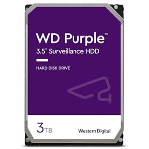 photo WD Purple 3.5p SATA 6Gb/s - 3To