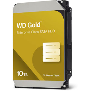 photo WD Gold 3.5p SATA 6Gb/s - 10To / 512Mo