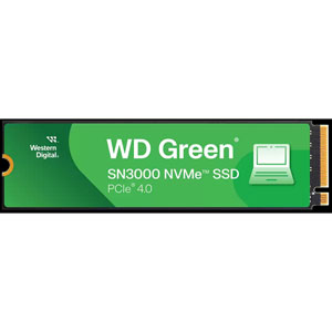 WD Green SN3000 PCIe Gen4 x4 NVMe - 2To