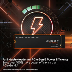 WD_BLACK SN8100 PCIe Gen 5 NVMe - 4To