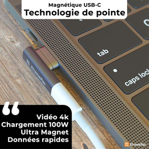 Adaptateur Type-C magnétique