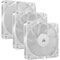 RS120 120mm PWM Fan - Blanc (Pack de 3)
