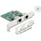 Carte PCIe x1 vers 2 x RJ45 2.5G LAN