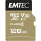 EMTEC SpeedIN Pro microSDCX USH-I U3 V30 - 128Go