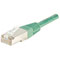 Cordon RJ45 catégorie 6 F/UTP vert - 0,15 m