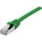 Cordon RJ45 Cat 6 F/UTP PVC vert certif GRS - 0,3m