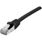 Cordon RJ45 Cat 6 F/UTP PVC noir certif GRS - 0,3m