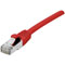 Cordon RJ45 Cat6 F/UTP PVC rouge certif GRS - 0,3m